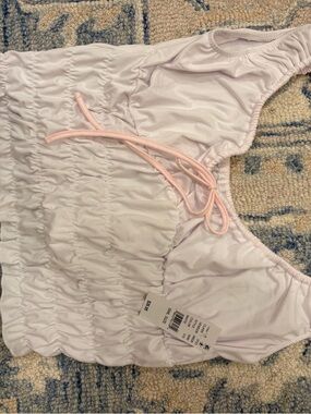 PacSun Light Pink Ruched Tank Top